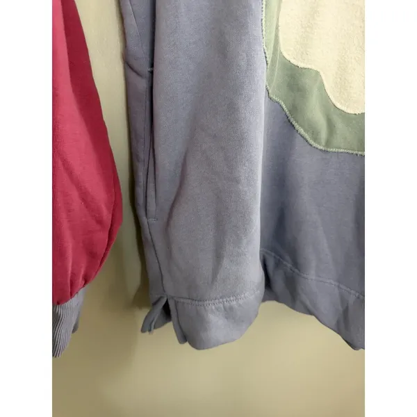 Free People Clover Sweatshirt Floral Poppy Combo‎ Women's Size Small - Image 10