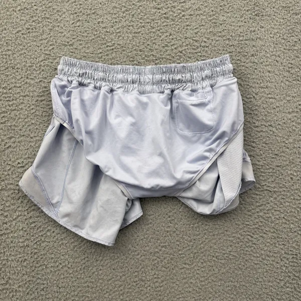 Lululemon Hotty Hot Low Rise Shorts 4" Gravel Dust Pastel Blue Athletic Women 6 - Image 5