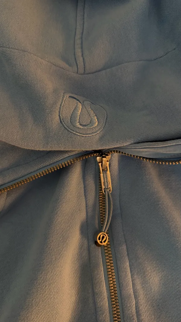 Lululemon Blue Scuba Full-Zip - Image 3