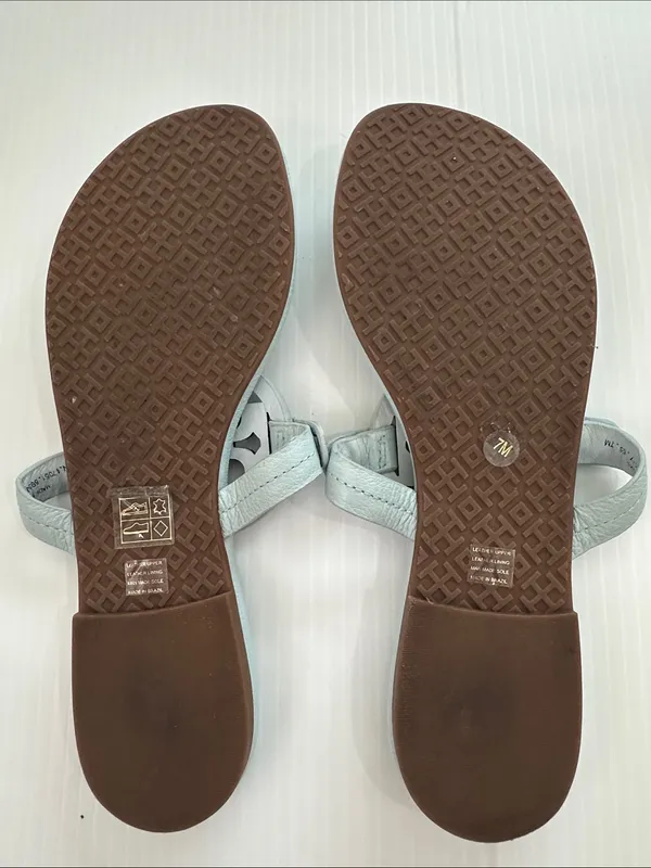 Tory Burch Miller Sandals Seltzer Blue, 7 - Image 11