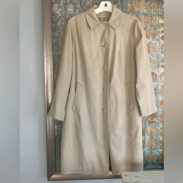 Misty Harbor Ltd. “Buoy Cloth” Marshall Fields Beige Button Down Sz 18R - Image 2