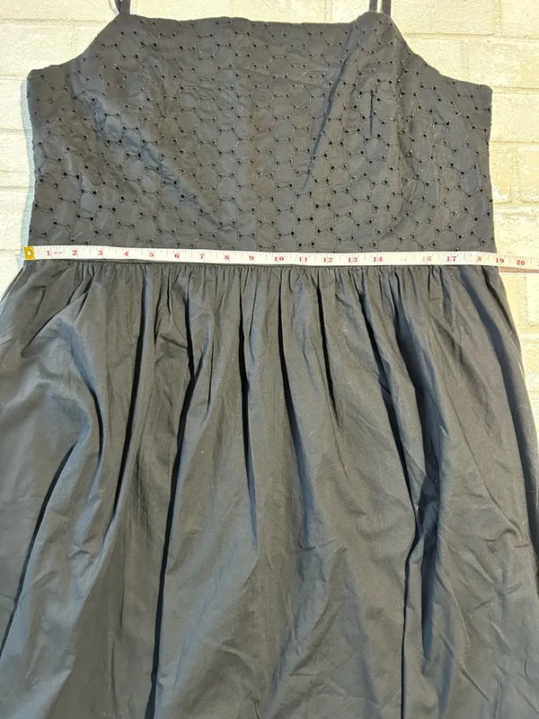 GAP Black Smocked Casual Vacation Dress Size XL - Image 6