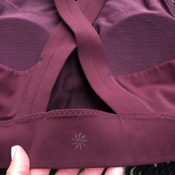 Athleta Warrior Bra Long Line Sports Bra Size Medium - Image 7