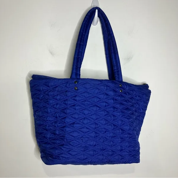 Baggallini quilted tote bag royal blue 20” x‎ 12” x 5.75” - Image 7
