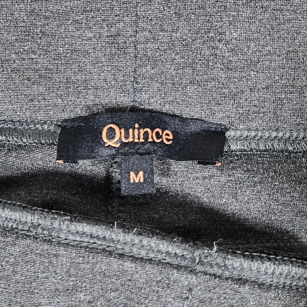 Quince Ultra-Stretch Ponte Flare Leg Pants‎ Charcoal Gray Womens Size Medium - Image 3