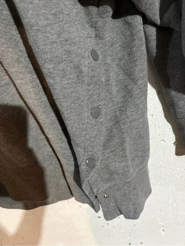 Aerie Snap Side Oversized Hoodie | Size: Large - Image 3