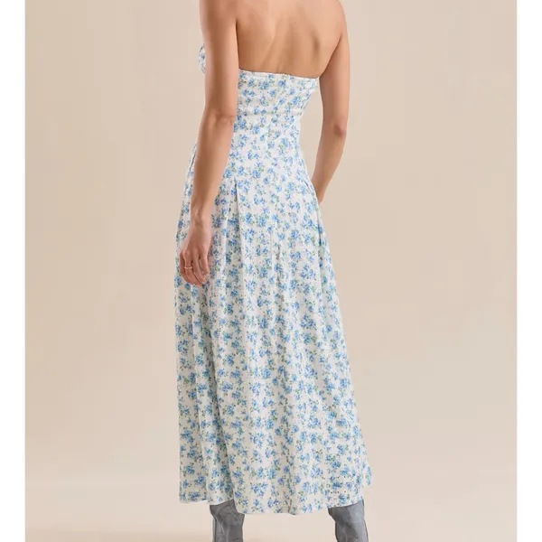 NEW Altar’d State Blue Floral Maxi Dress Size XL Available NWT - Image 6