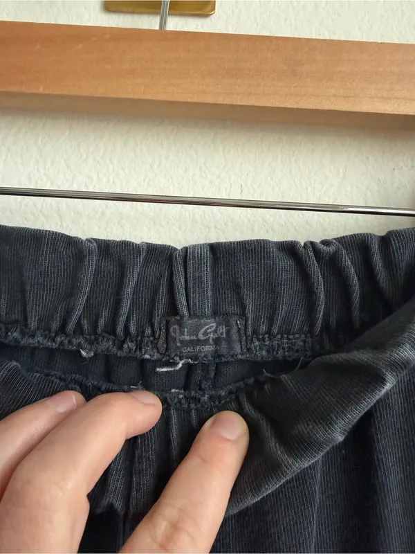 Brandy Melville John Galt Navy Wide Leg Sweatpants One Size - Image 7