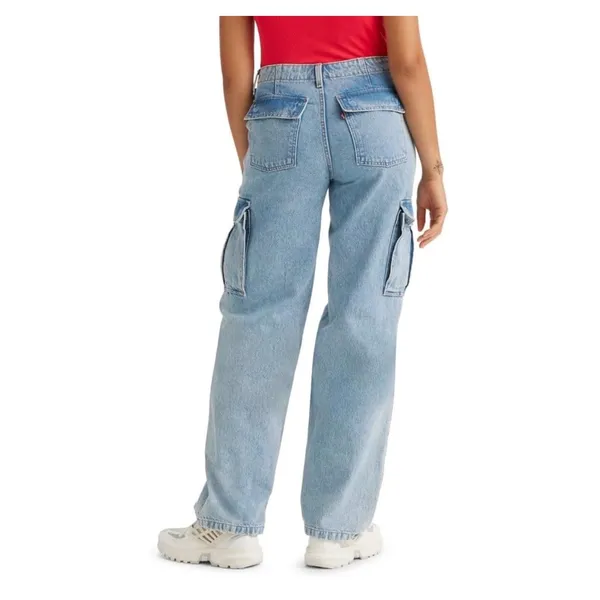 NWT Levi's 94 Baggy Cargo‎ Jeans 27x30 Mid Rise Loose Straight - Image 3
