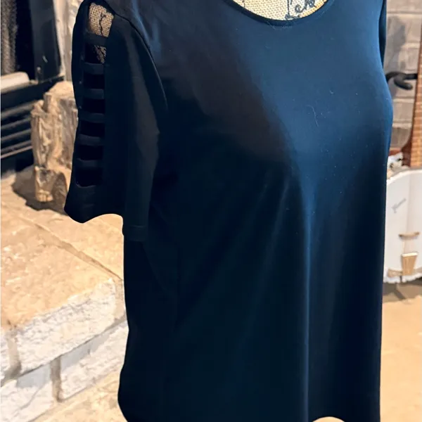 Michael Kors Classic Black Blouse - Image 2