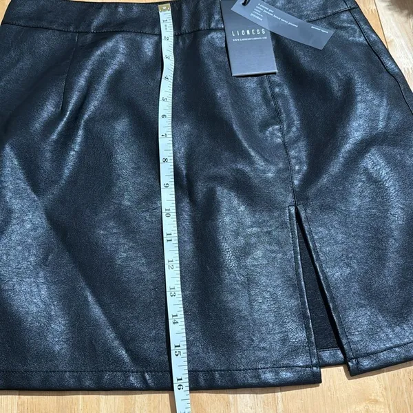 LIONESS faux leather mini skirt NWT - Image 7