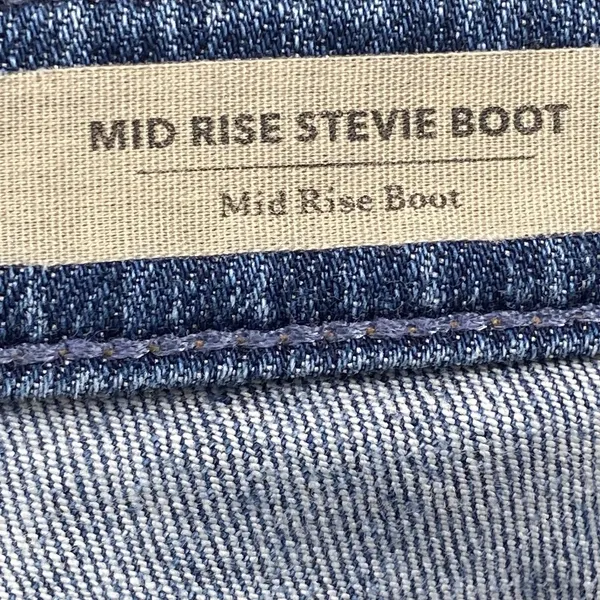 AG Adriano Goldschmied Womens Jeans 27 27x28 Blue Mid Rise Stevie Boot Cowgirl - Image 4