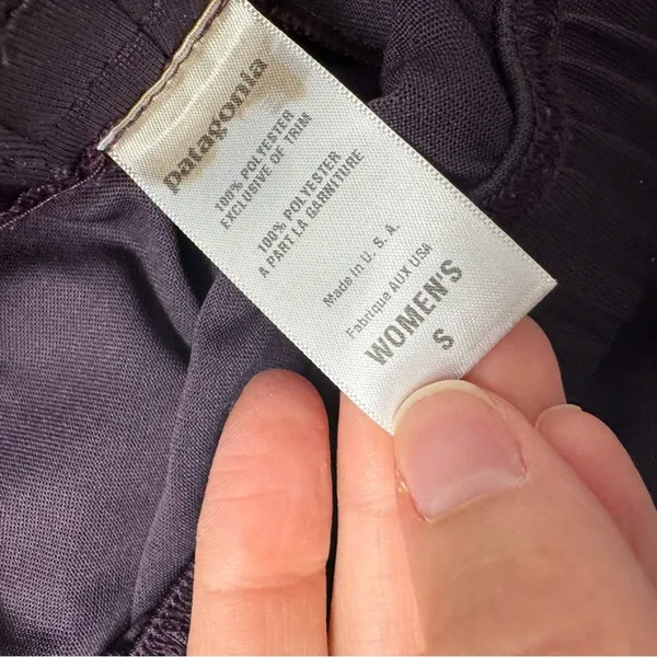 Patagonia Purple Straight Leg Pull On Pants Womens S Track Pants Casual Athletic - Image 8