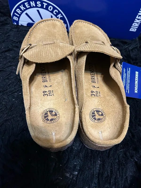BIRKENSTOCK Buckley leather mules clogs slip on shoes new - Image 3