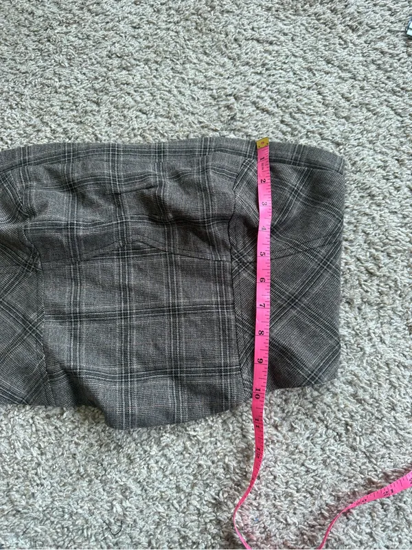 Free People NEW Out West Plaid Corset Top - Image 5