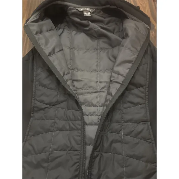 Eddie Bauer Womens Fleece Hybrid Vest Large Lightweight Hiking Outdoor Puffy - Image 8