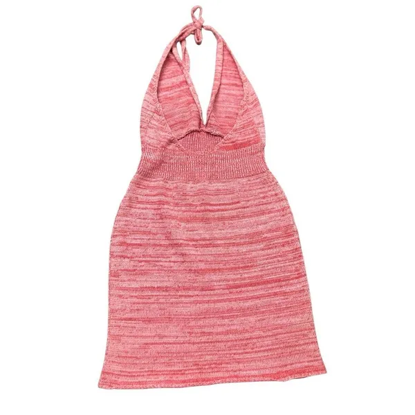 $320 Asta Resort Fifi Mini Dress pink knit S - Image 2