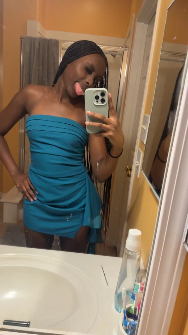 Teal Lucy in the Sky Mini Dress - Image 4