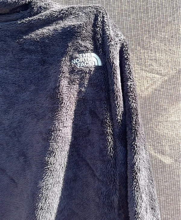 The North Face Full Zip Sherpa Fleece Jacket Women's Size Large Black - Image 18