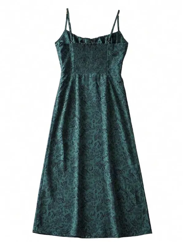 NEW in Bag Green & Black Floral Dress - Image 5