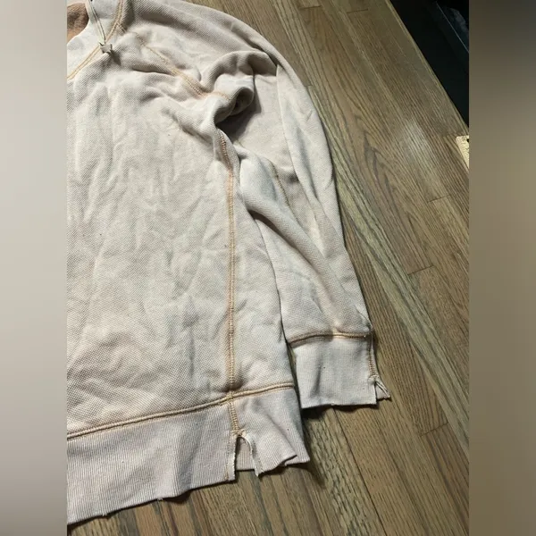 Aerie small oversized sweatshirt long sleeve tan/brown - Image 4