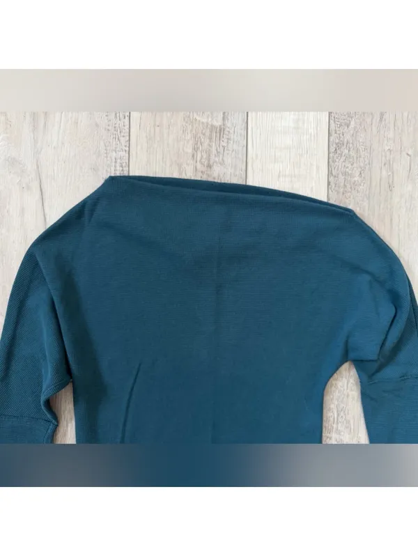 Free People We the Free Fuji Waffle Knit Off the Shoulder Thermal size small - Image 6