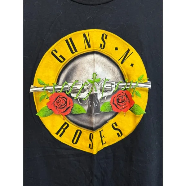 Guns N' Roses Logo Graphic Tee Black NWOT SzXL - Image 3