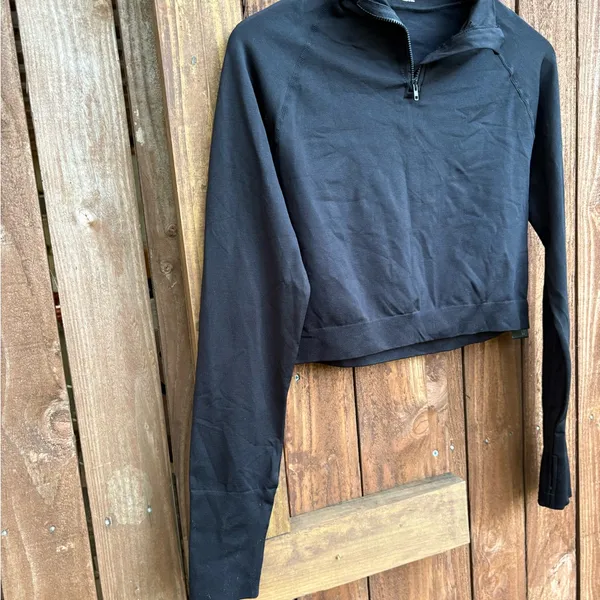 Core 10 Black Cropped Jacket Size M - Image 2