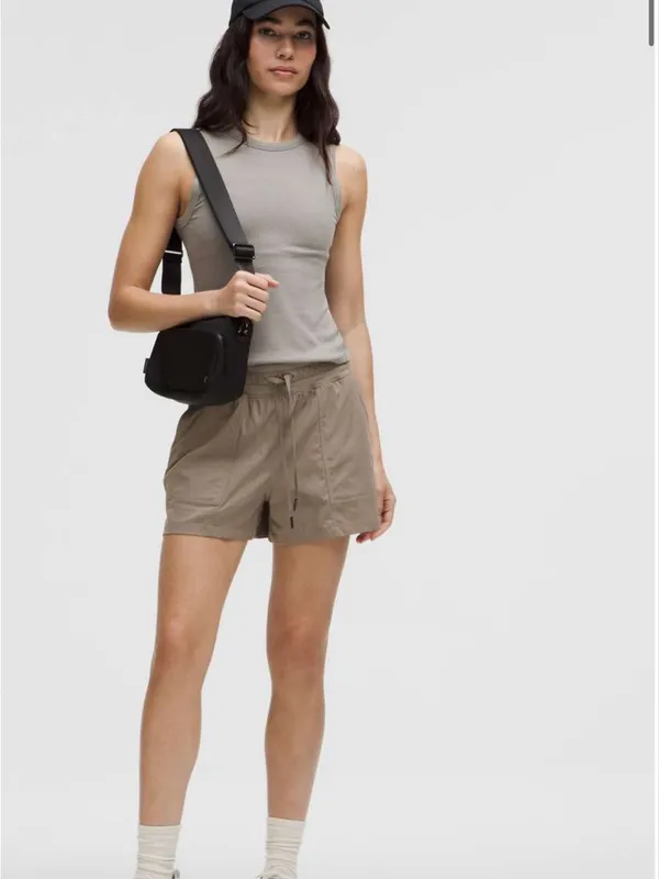Lululemon dance studio high rise short size 4 warm ash gray - Image 2