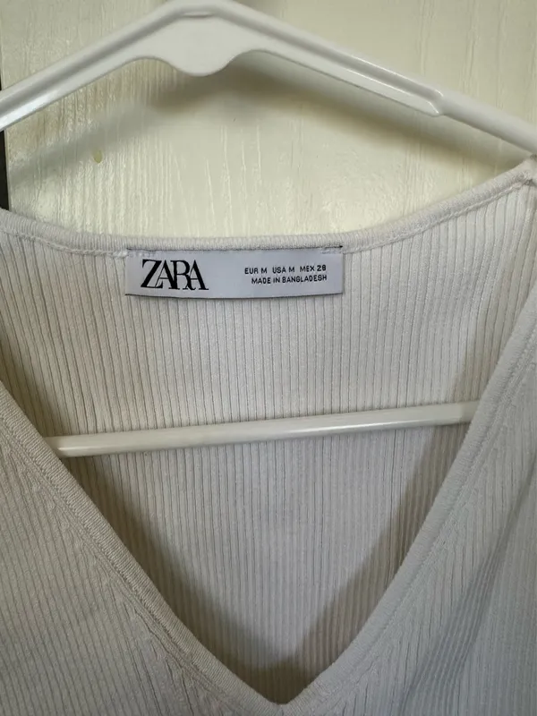ZARA Crop Tie Top - Image 2