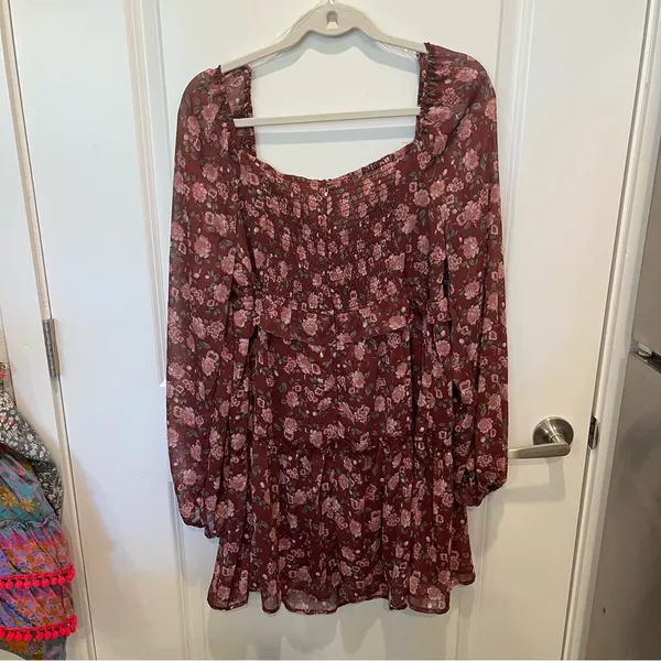 NEW Altar’d State Floral Mini Dress Size XL NWT - Image 7