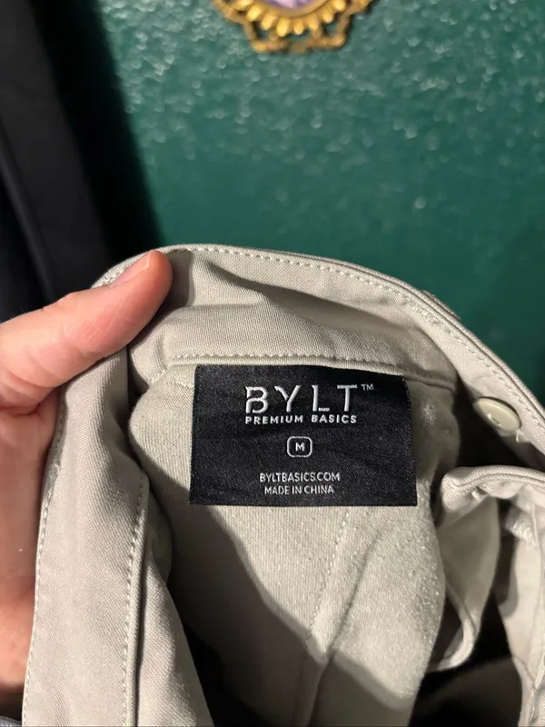 Bylt Womens Tan Chino Pants Sz Medium - Image 2