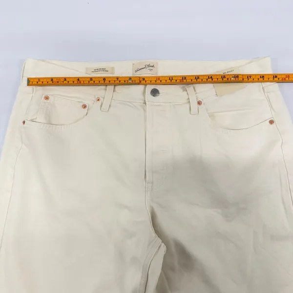 Universal Thread 90s Baggy Mid Rise Relaxed Jeans Cream Off White Size 16 Reg - Image 3