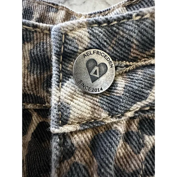 Aelfric Eden leopard print jeans size 31 - Image 10
