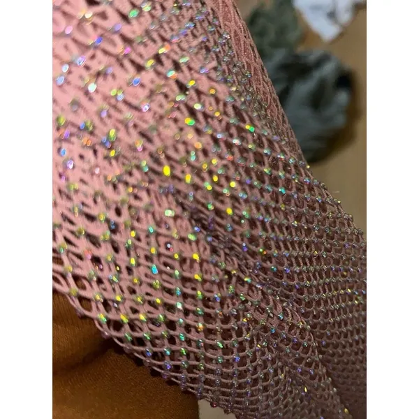 Free people long sleeve pink rhinestone top - Image 5