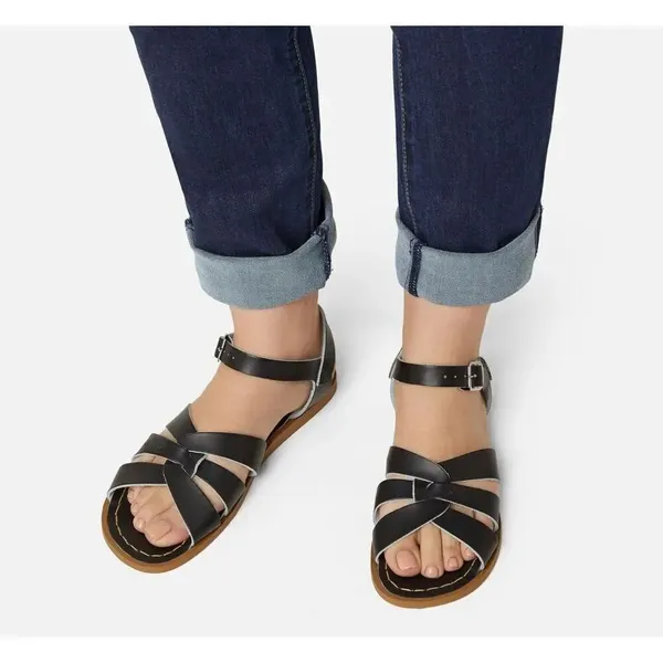 ✨Salt Water Original Black Womens Sz 6 Sandals✨ - Image 2