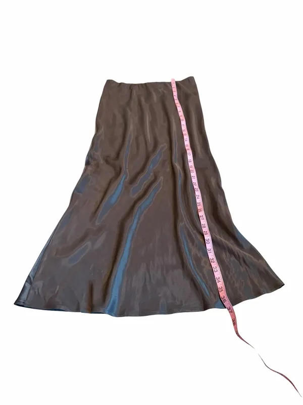 ZARA silky grey skirt - Image 2