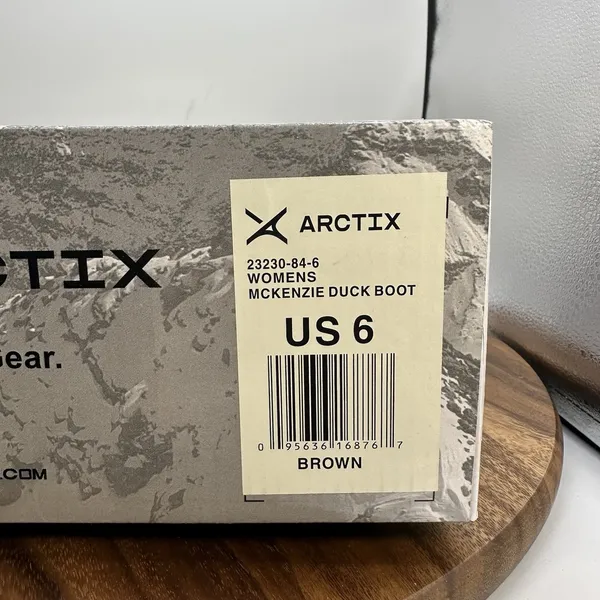 NIB Arctix McKenzie Duck Rain Boots Brown Waterproof Outdoor‎ Muck Women's 6 - Image 10