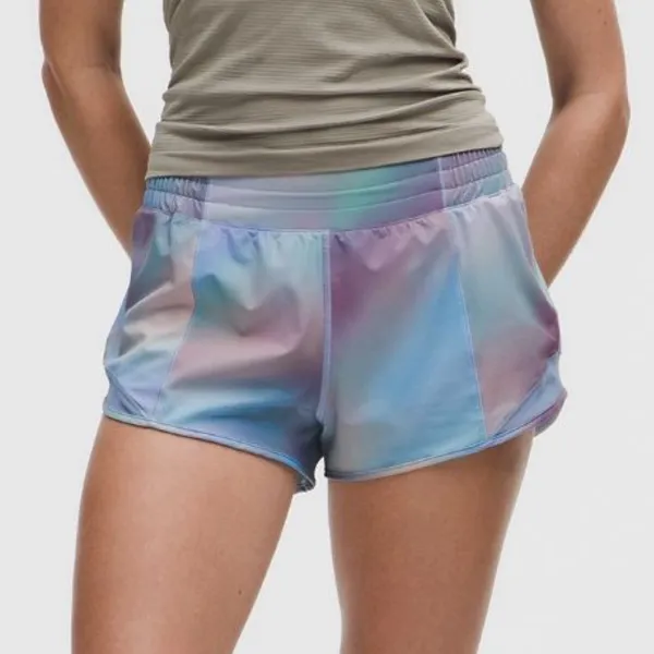 Lululemon Hotty Hot High Rise Short Athletic Shorts Chroma Drift Blue 14 NWT - Image 2
