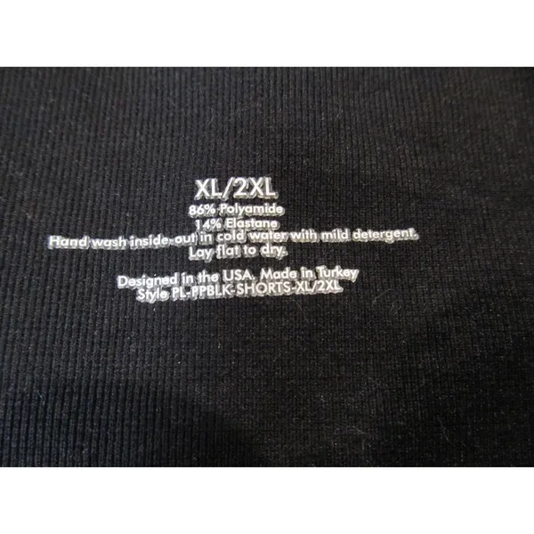 Preggo Leggings Maternity Leggings Black XL Built‑In Pockets Girlshorts Style - Image 5