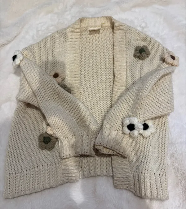Anthropologie Sweater Knit Chunky Meave - Image 3
