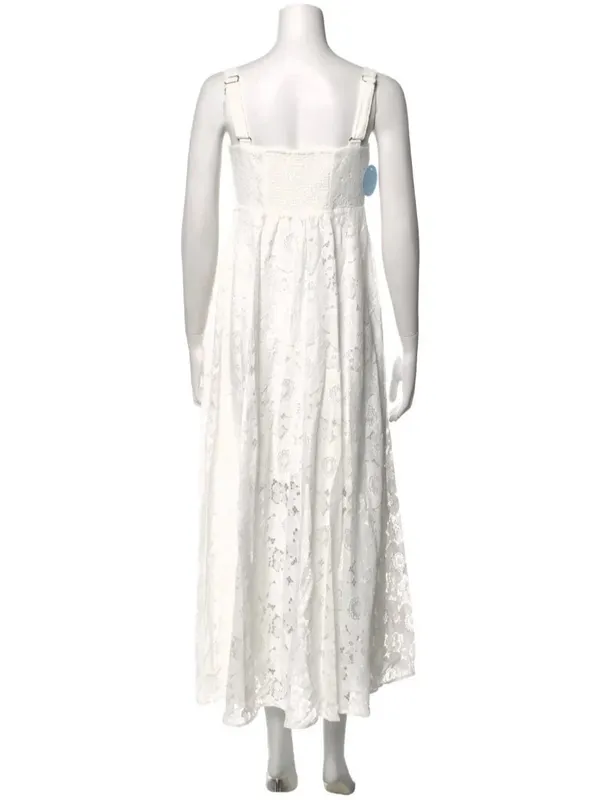 NWT Hill House Collector's Edition Rowena Dress in White Lace Tank Maxi Dress L - Image 4