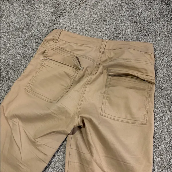 Women’s VIP JEANS Beige Cargo Pants Size 5/6 Baggy Pants Cream EUC - Image 6