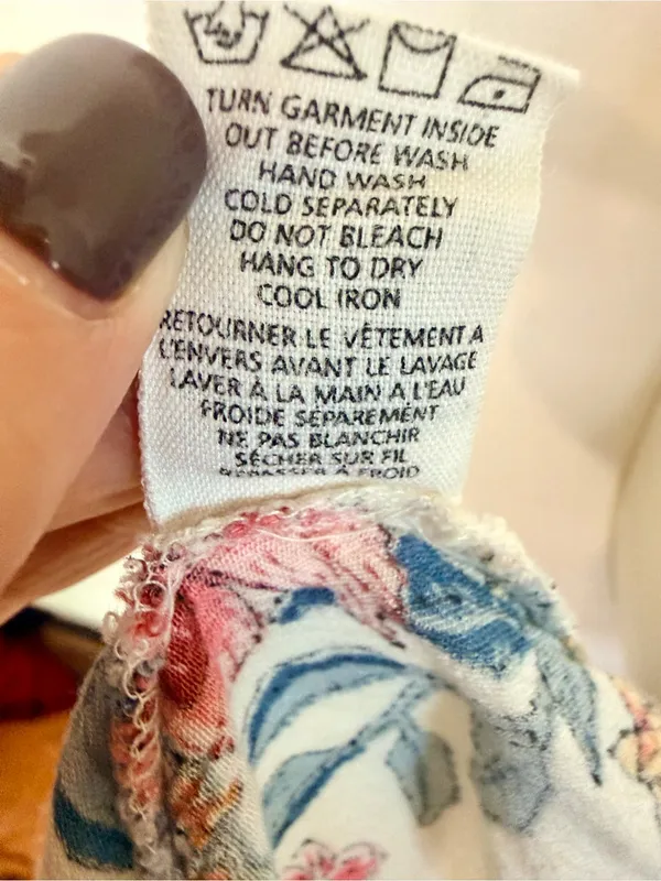 Billabong XS San Sebonne Floral Halter Maxi Dress Ivory Pink Crinkle Open Back - Image 15
