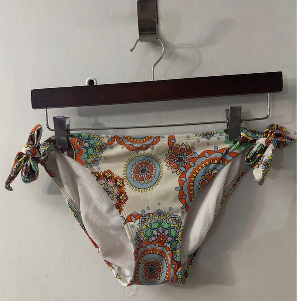 Pool Party Halter Bikini S Swim Casual 70s Look Dopamine Boho Festival Hippie - Image 2