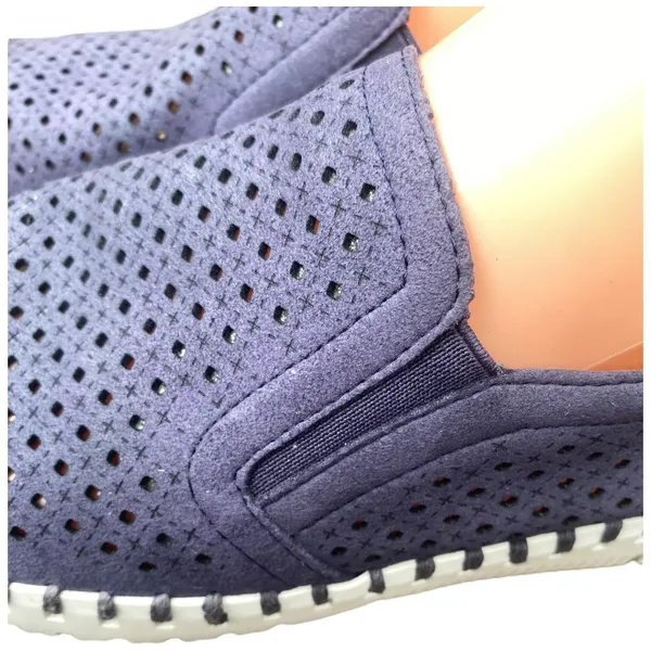 PATRIZIA Women's Surfie Navy Suede Cut Outs Slip-On Shoes EU 39 US 8.5 - Image 10