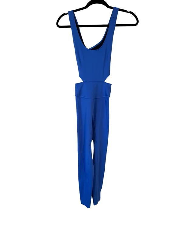 Free People Movement Blue Jumpsuit Womens XS Athletic Gym Workout One Piece - Image 3