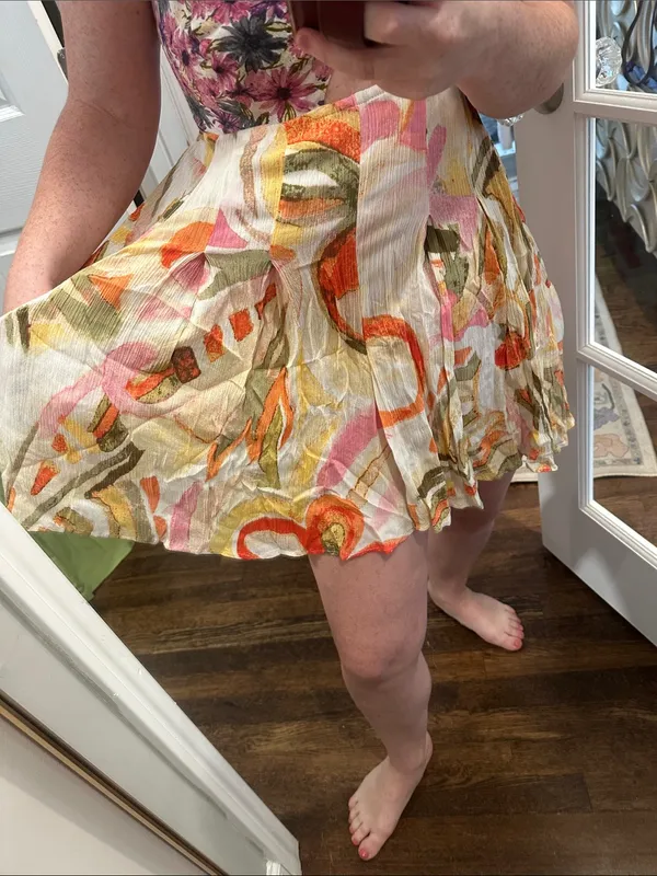 Free People Rows of Flowers Shorts Romper - Image 6