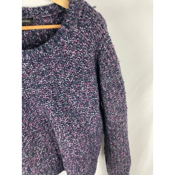 Banana Republic Mixed Knit Thick Knit sweater Size XL - Image 2
