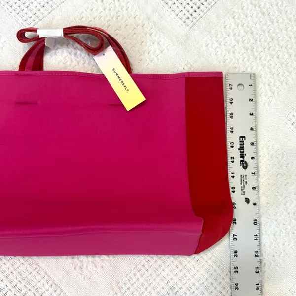 Summersalt Anthropologie neoprene summer beach tote bag BT 2647 - Image 5